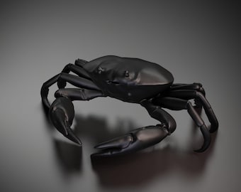 Crab - 3D Printed Model | Custom Size & Color | LED Option | Pendant or Large Decor
