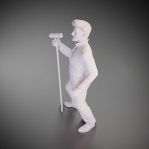 Elvis Presley - 3D Printed Model | Custom Size & Color | LED Option | Pendant or Large Decor