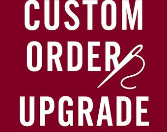 Additional Double Side Embroidered Pillow, Custom Orders, Shipping Upgrade