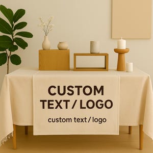 Benutzerdefiniertes Logo Canvas Tischbanner, Business Stand Display