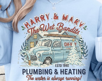Home Alone Wet Bandits Sweatshirt Christmas Movie Sweater Christmas Shirt Xmas Movie Hoodie
