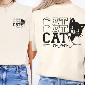 Comfort Colors® Cat Mom Shirt Cat Mom Gift Cat Lover Sweatshirt Pet Lover Shirt Cat Shirt Cat Mama T-Shirt Cat Lover Gift Funny Cat Shirt