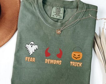 Camiseta de Halloween anti Trump Camiseta sutil FDT Camiseta Comfort Colors® Camiseta anti Trump Camiseta de protesta política Camiseta de activismo liberal por los derechos humanos Camiseta de protesta