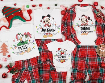 Benutzerdefinierte Disney sehr frohe Weihnachten Shirt benutzerdefinierte Disney Weihnachten alle Charaktere Shirt Disney Familie Weihnachten Shirt Weihnachten Gruppe Shirt
