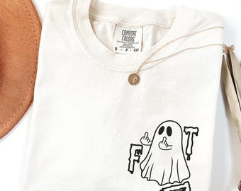 Camiseta fantasma FDT Camiseta anti Trump de Halloween Camiseta anti Trump Comfort Colors® Camiseta política Camiseta activista de Halloween Camiseta de protesta sutil