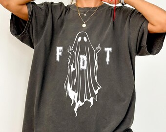 Camiseta fantasma FDT Camiseta anti Trump de Halloween Camiseta anti Trump Comfort Colors® Camiseta política Camiseta activista de Halloween Camiseta de protesta sutil