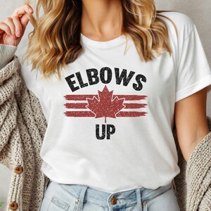 Elbows Up Canada Shirt Proud Canadian Shirt Canada Not for Sale Shirt Never the 51st State True North Strong and Free Canadian Hockey