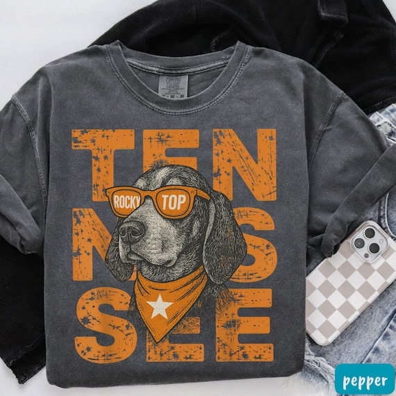 Comfort Colors®Rocky Top Tennessee Football Shirt University of Tennessee Volunteers Shirt Tennessee Game Day T-Shirt Tennessee Vols Shirt