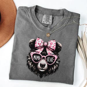 Cute Mama Bear Shirt Mama Bear Sweatshirt Gift For Mom Funny Mom Shirt  Cute Mama Shirt Mother&#39;s Day Shirt Comfort Colors®