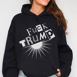 F Trump T-Shirt Anti-Trump Shirt Anti Maga Shirt No Kings in America T-Shirt Protest Shirt Democracy Tee Patriotic Tee Liberal Shirt
