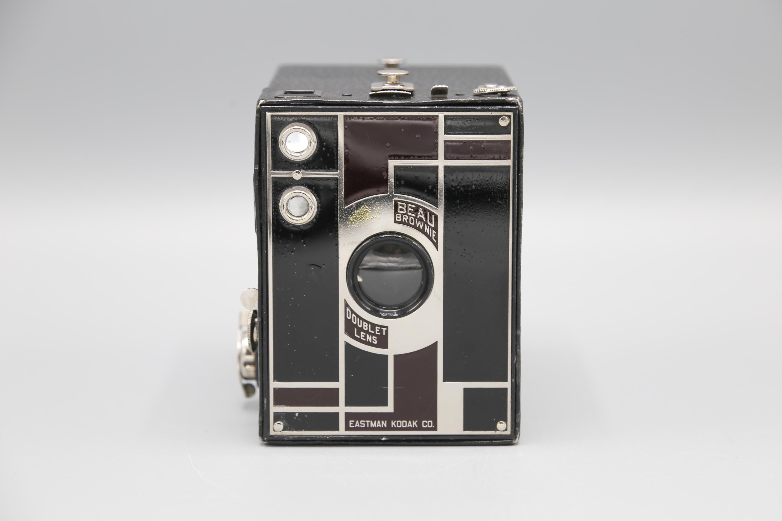 Appareil Photo Kodak Beau Brownie N°2 Art Déco – Turquoise – Petit Format France