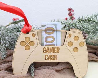 Gaming Controller Money Holder Ornament, Perfect Gift for Gamers, Money Gift Idea, Gaming Christmas Ornament, Gamer Gift, Kids Gifts