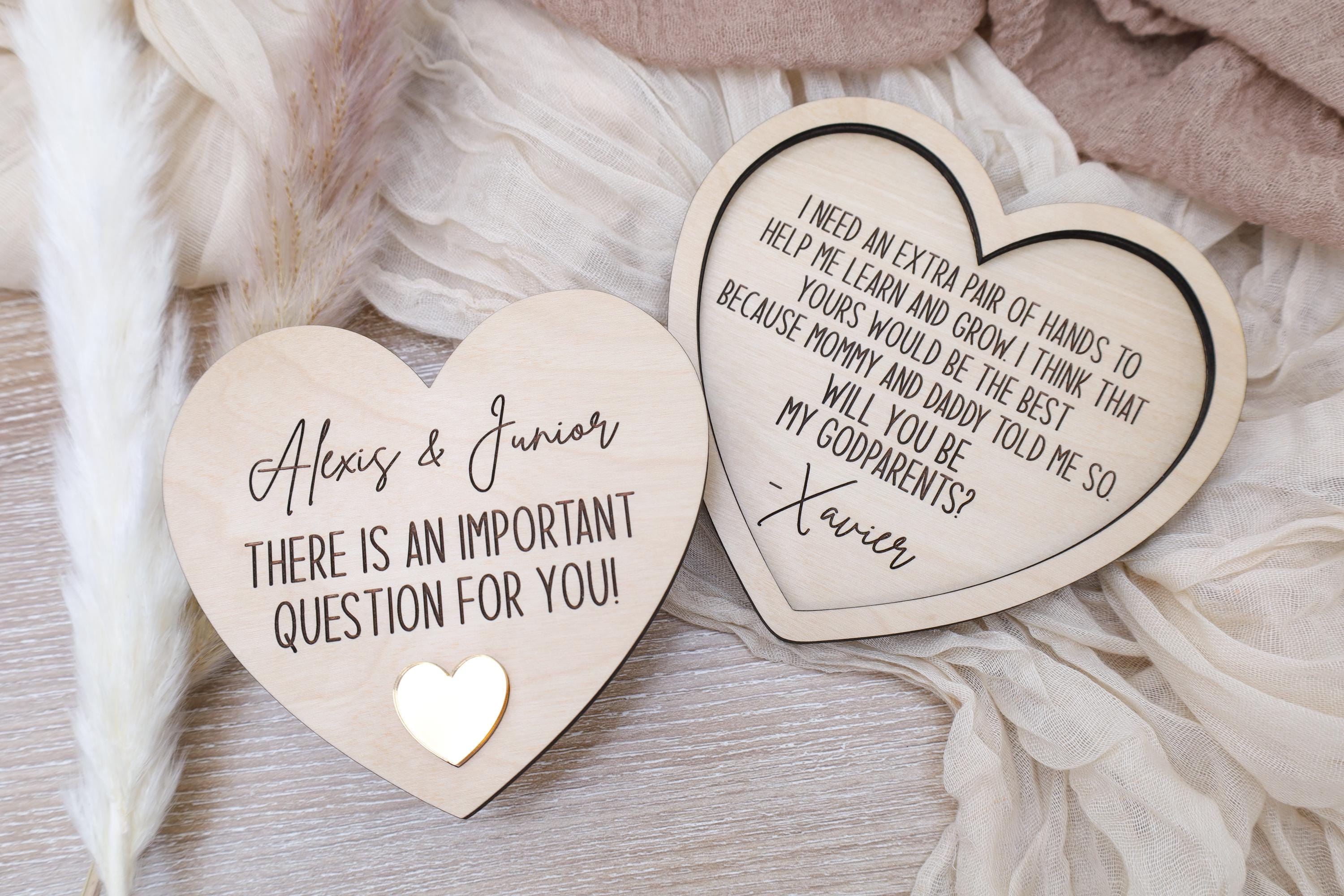 Personalized Godparents Proposal, Will You Be My Godparent, Godparent gift, Baptism Proposal Ideas, Godparent Godmother Godfather Invitation