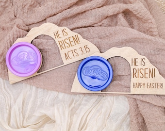 He Is Risen Play Doh Tomb Set, Easter Basket Stuffer, Kids Church Favor, Easter Activity, Christian Easter Gift, Faith Based Gift, Play Doh