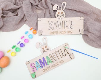 Personalized Easter Paint Kit for Kids, Easter Bunny DIY Paint Kit, Fun Easter Craft for Kids, Easter Craft Set, Custom Easter Basket Filler