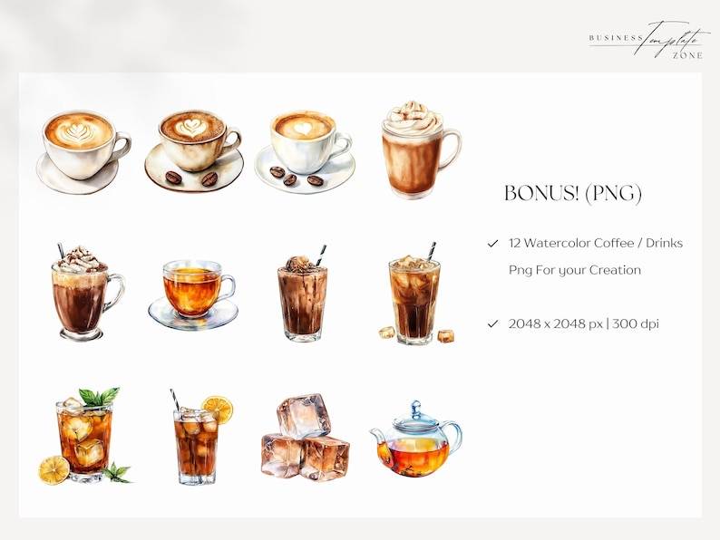 Coffee Menu Template, Editable Cafe Price List, Drink Menu Sign, Espresso List, Coffee Shop Board, Restaurants Bars, A4, A5, US Letter, 5x7