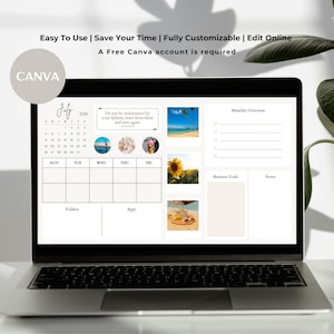 Desktop Organizer Wallpaper 2026 For Business, Weekly Schedule Planner, Monthly Calendar, Folder Icon, Digital Sticky Notes, Mac & Windows