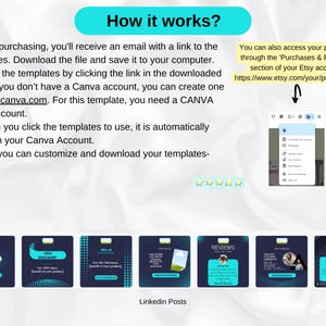 Technology/saas Linkedin Posts, Editable Canva Template, Square Static ...