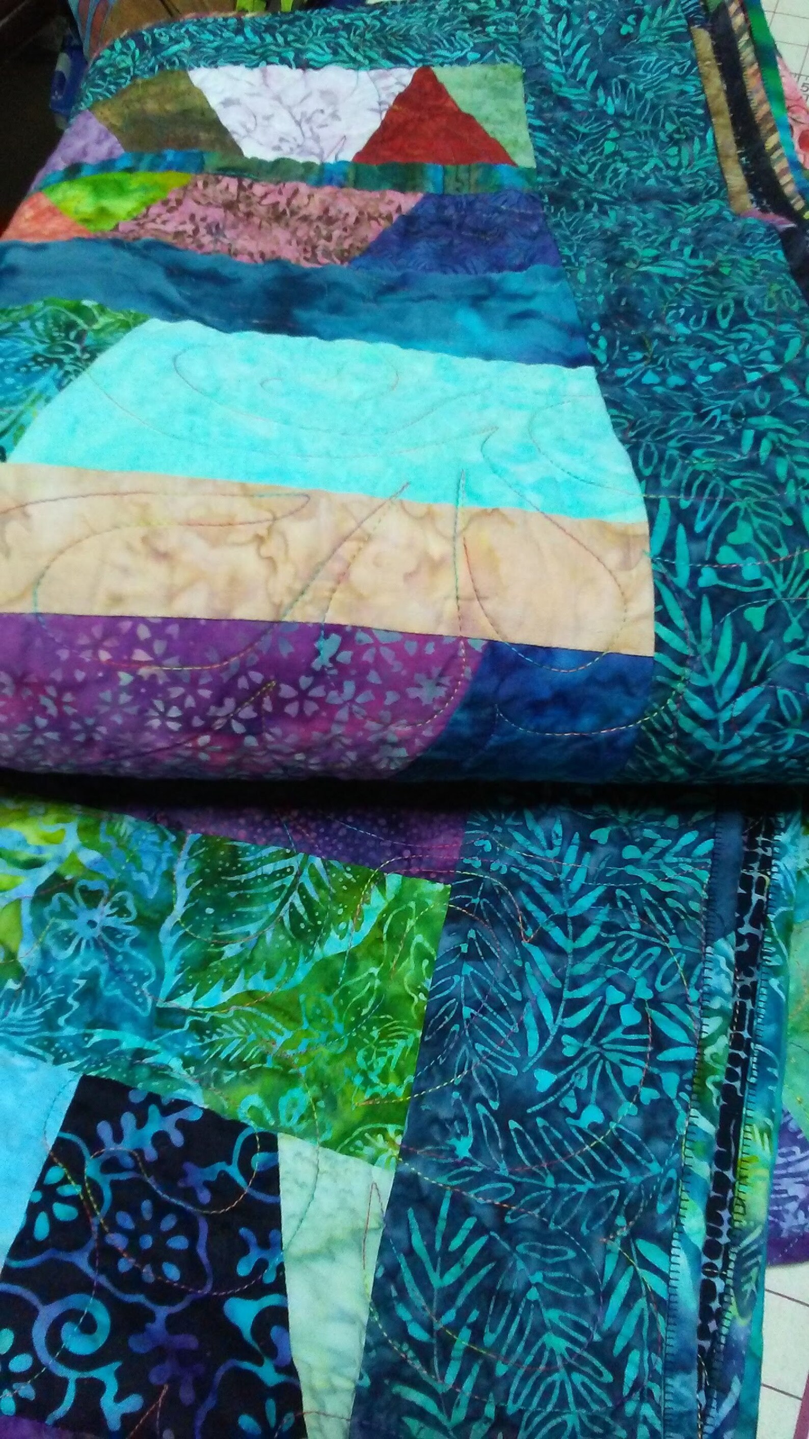 Handmade Modern Crazy Quilt Twin Patchwork Sofa Throw in Etsy