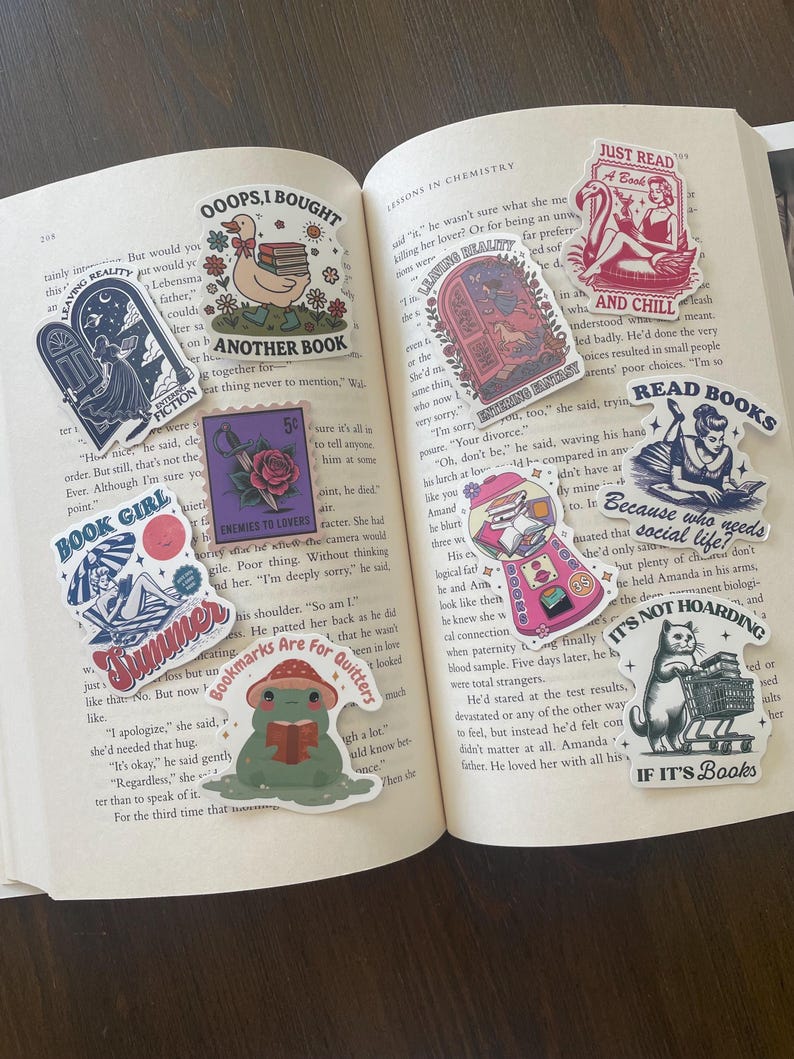 Book Lover Sticker Pack for Readers image 14