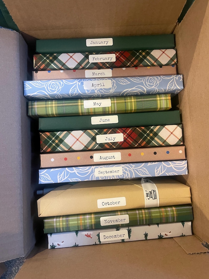 A Year Of Reading Mystery Book Box - 12 Month Blind Date With A Book Subscription, Personalized Reading Gift for Book Lovers image 12