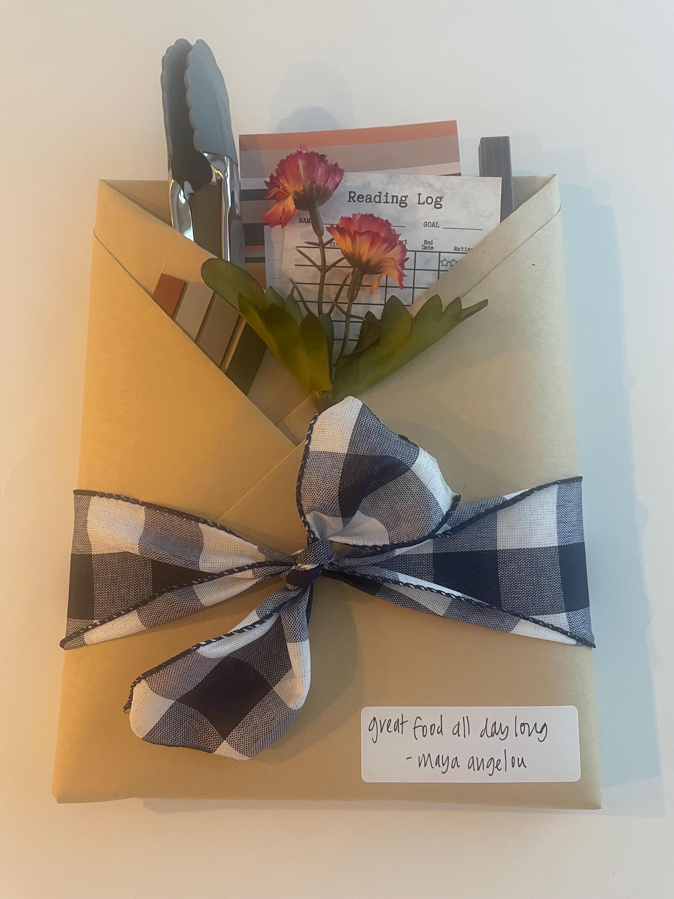 Blind Date with a Cookbook – Mystery Wrapped Cookbook Gift for Foodies, Bookish Gift for Cooks, Cooking Lover Gift Idea