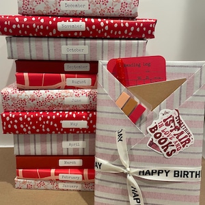 A Year Of Reading Mystery Book Box - 12 Month Blind Date With A Book Subscription, Personalized Reading Gift for Book Lovers image 16