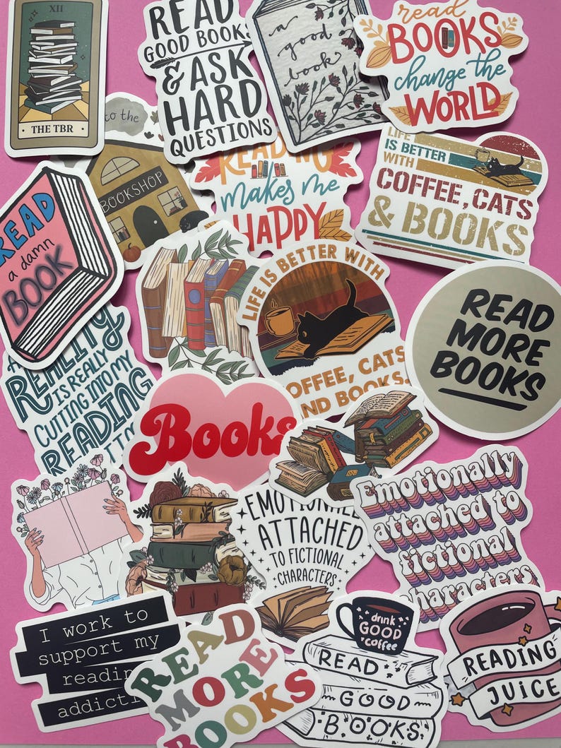 Book Lover Sticker Pack for Readers image 3