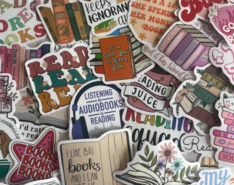 Book Lover Sticker Pack: Bookish Reading Decals