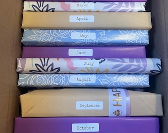 Mystery Book Box: 12-Month Reading Adventures, Curated Blind Date Books