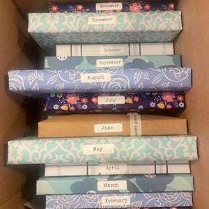 A Year Of Reading Mystery Book Box - 12 Month Blind Date With A Book Subscription, Personalized Reading Gift for Book Lovers image 18
