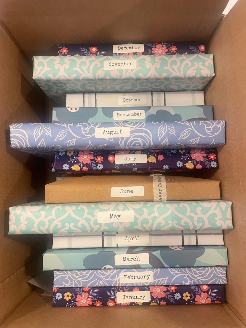 A Year Of Reading Mystery Book Box - 12 Month Blind Date With A Book Subscription, Personalized Reading Gift for Book Lovers image 18