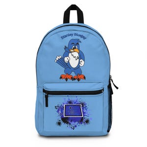 Mochila Stanley Bluebird: bonita mochila escolar, mochila infantil, regalo para amantes de las aves, diseño de dibujos animados, uso diario.