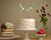 Custom Cake Bunting - Wedding Cake Topper