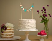 Custom Cake Bunting - Wedding Cake Topper