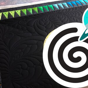 Circle of Life Background Digital Quilting File, Jacqueline De Jonge ...
