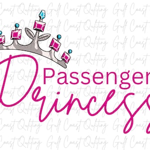 Princesa Passageira png para sublimação