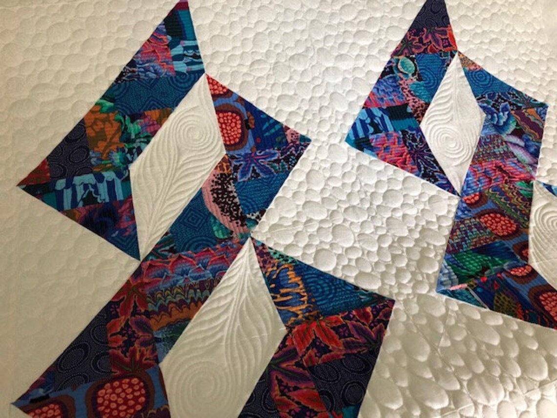 Triple Twist Digital Quilting Design Etsy