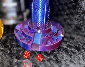 3D Printed Jail Tower Dice Holder – D&D Tabletop RPG Accessories
