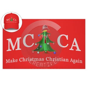 Hut - MCCA - Machen Sie Weihnachten wieder christlich - Trump Edition - unauffällige Baseballkappe
