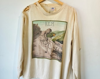 90s R.E.M. RECONSTRUCTION バンドTシャツ　XL 90s R.E.M. RECONSTRUCTION バンドTシャツ XL