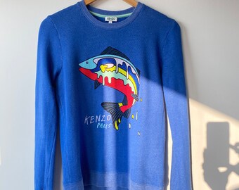 kenzo fish sweatshirt