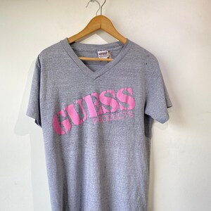 Vintage Guess Products Grey Tee