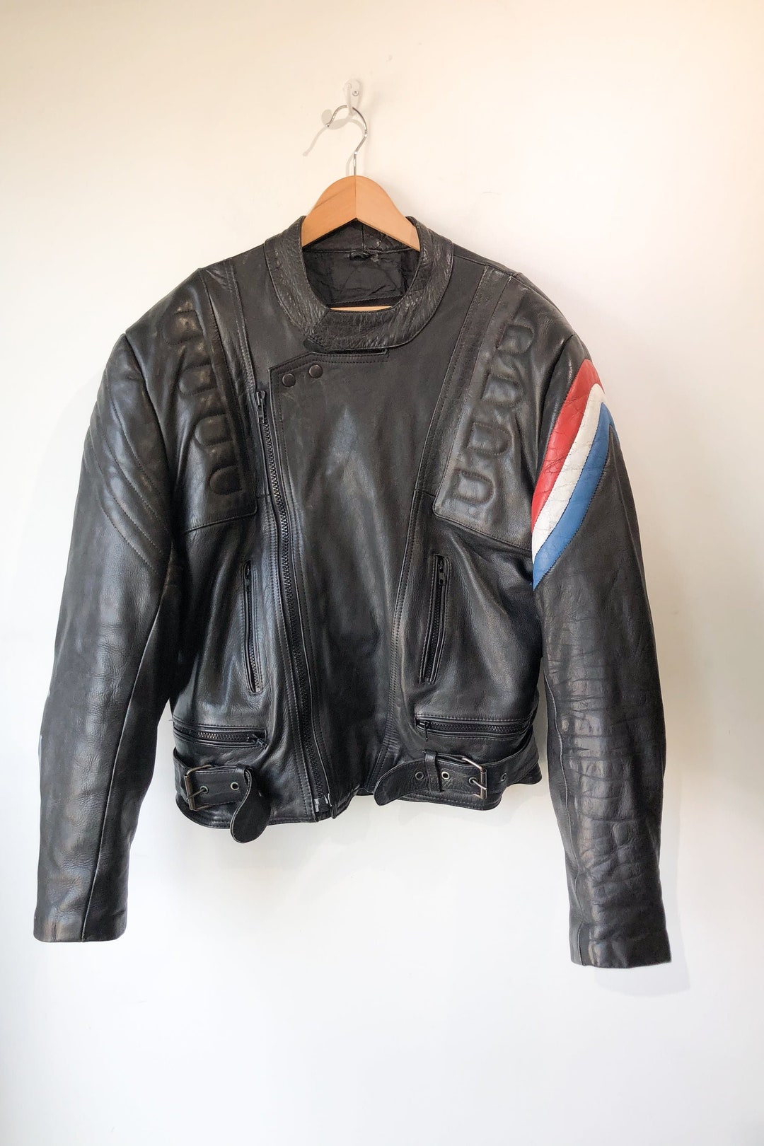 Vintage First Genuine Leather Miss Piggy Moto Jacket - Etsy
