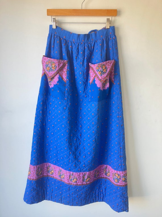 Vintage Soleiado La Provence Quilted Skirt