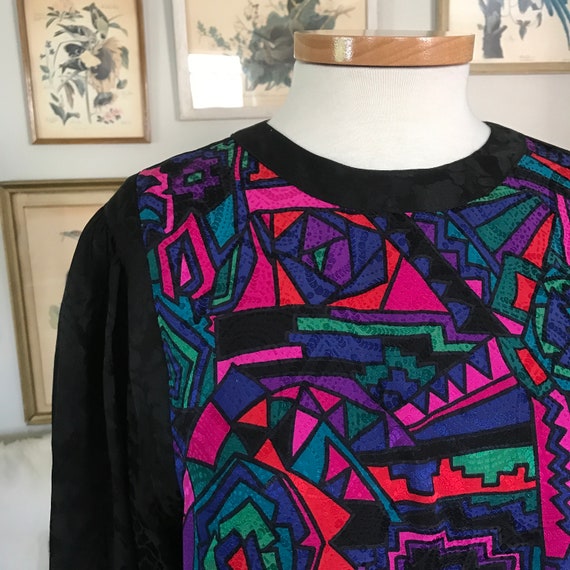 Vintage Diane Freis Silk Blouse - image 3