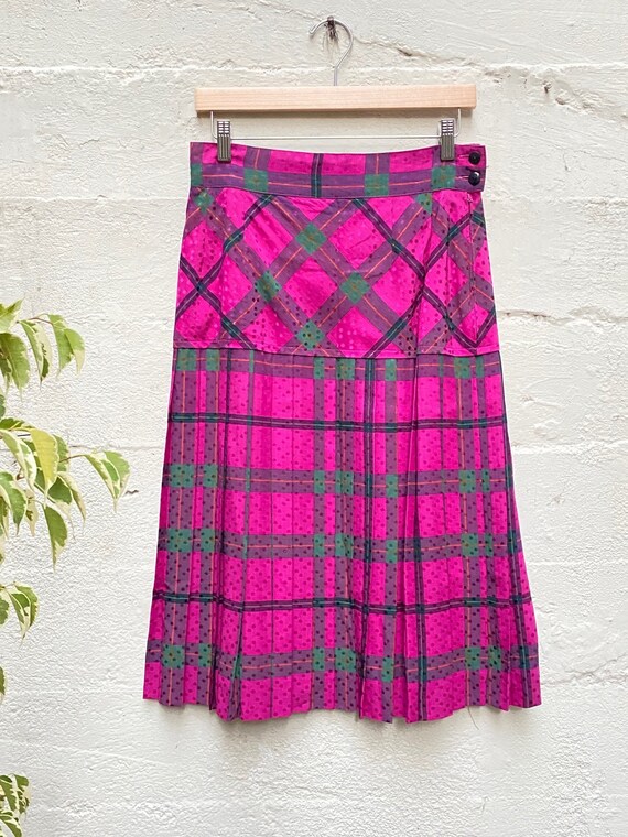 Vintage Louis Féraud Silk Skirt