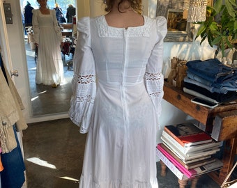 Very Early Vintage Laura Ashley Wedding Dress