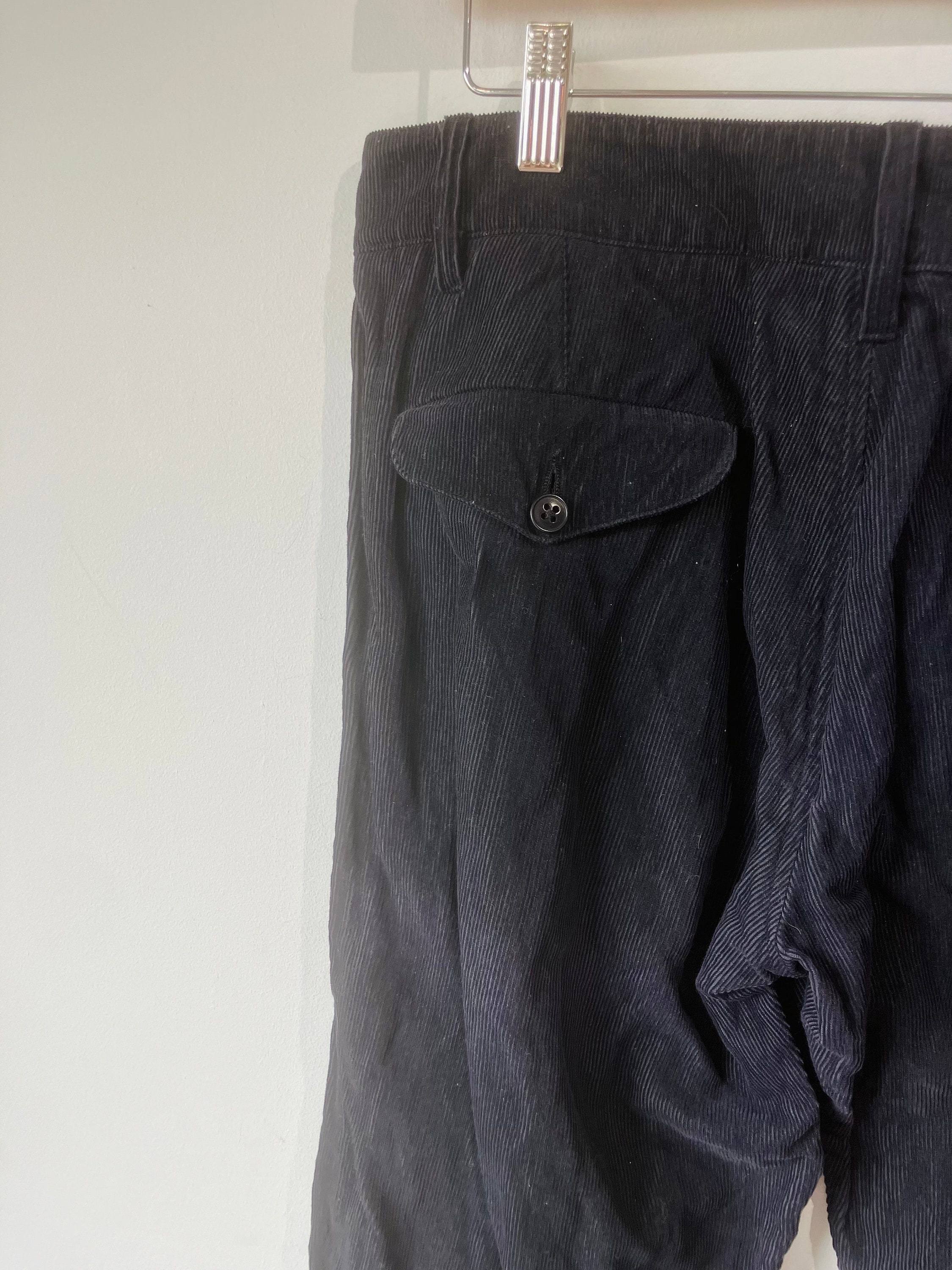 Ann Demeulemeester Black Corduroy Pants - Etsy Ann Demeulemeester Black Corduroy Pants - Etsy