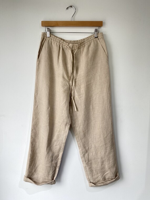 Petite Sophisticate Linen Pants